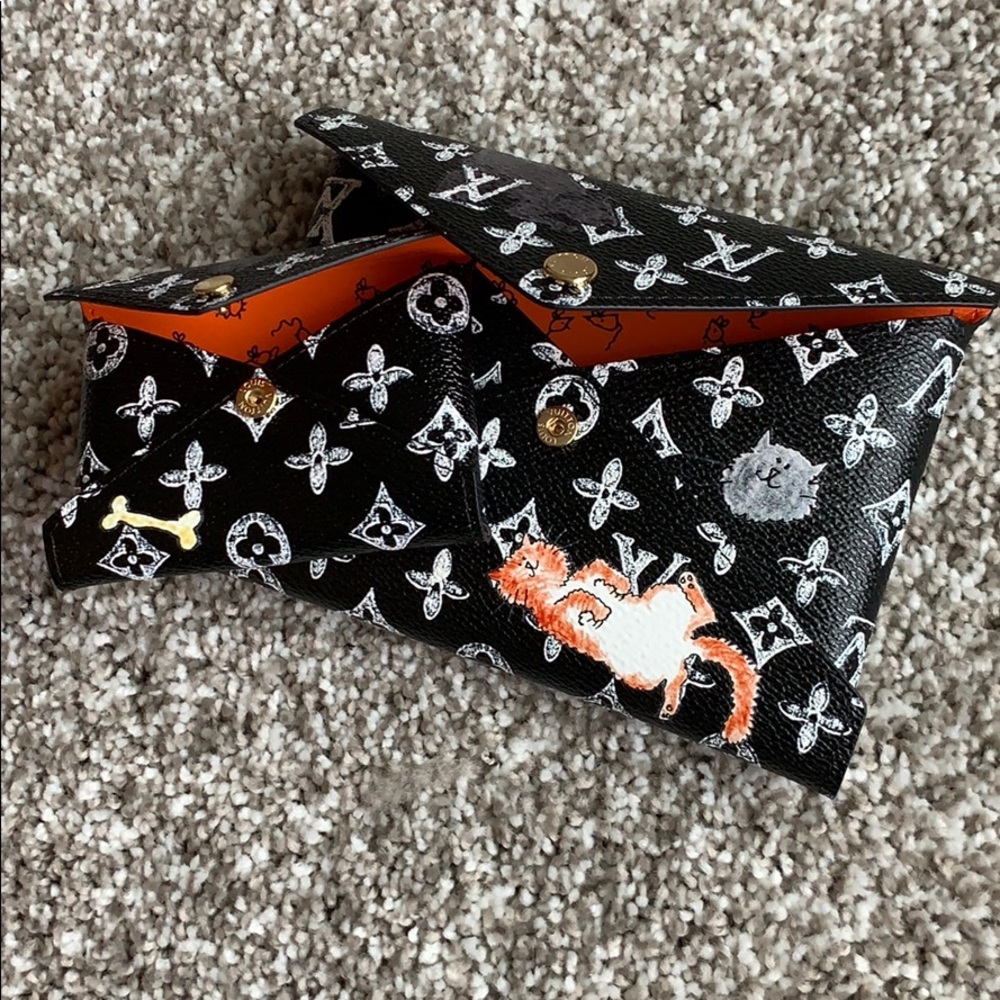 Louis Vuitton catogram kirigami pochette set bag